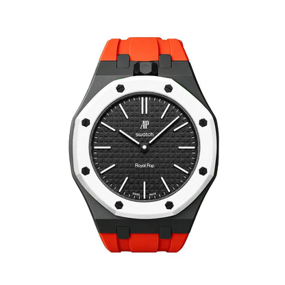 [Zalyn]Royal Oak Pop Exclusive Bioceramic Case & Silicone Strap Mix Color