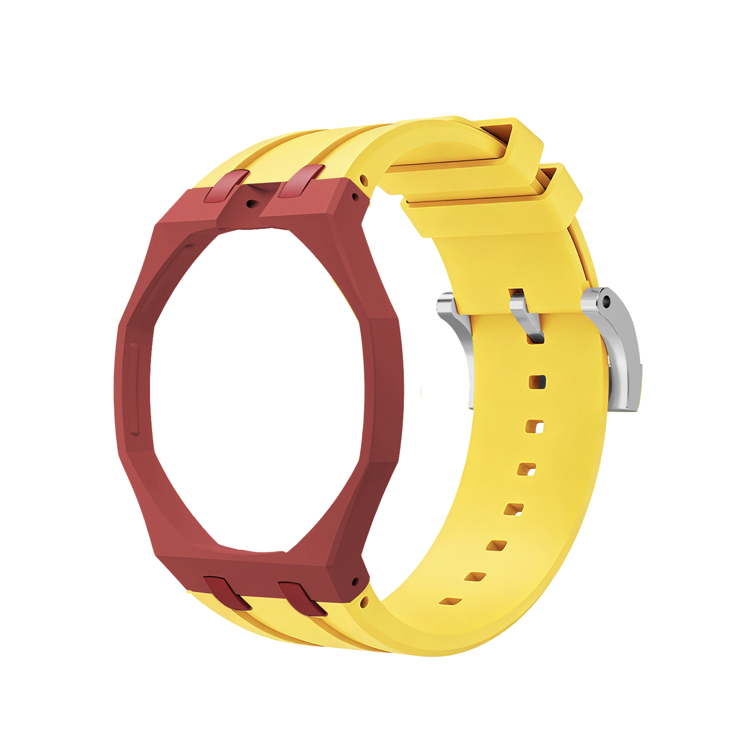 [Zalyn]Royal Oak Pop Exclusive Bioceramic Case & Silicone Strap Mix Color