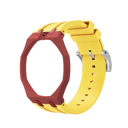 [Zalyn]Royal Oak Pop Exclusive Bioceramic Case & Silicone Strap Mix Color