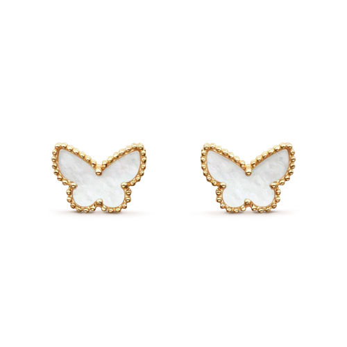 [Zalyn Jewelry ]SWEET BUTTERFLY MOP EARSTUDS