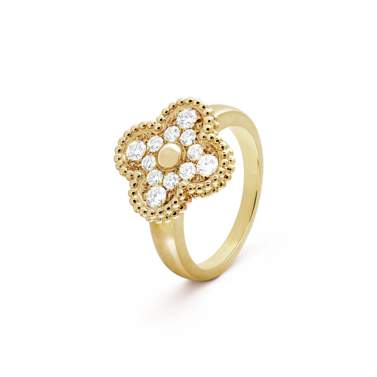 [Zalyn Jewelry ]CLOVER DIAMOND RING
