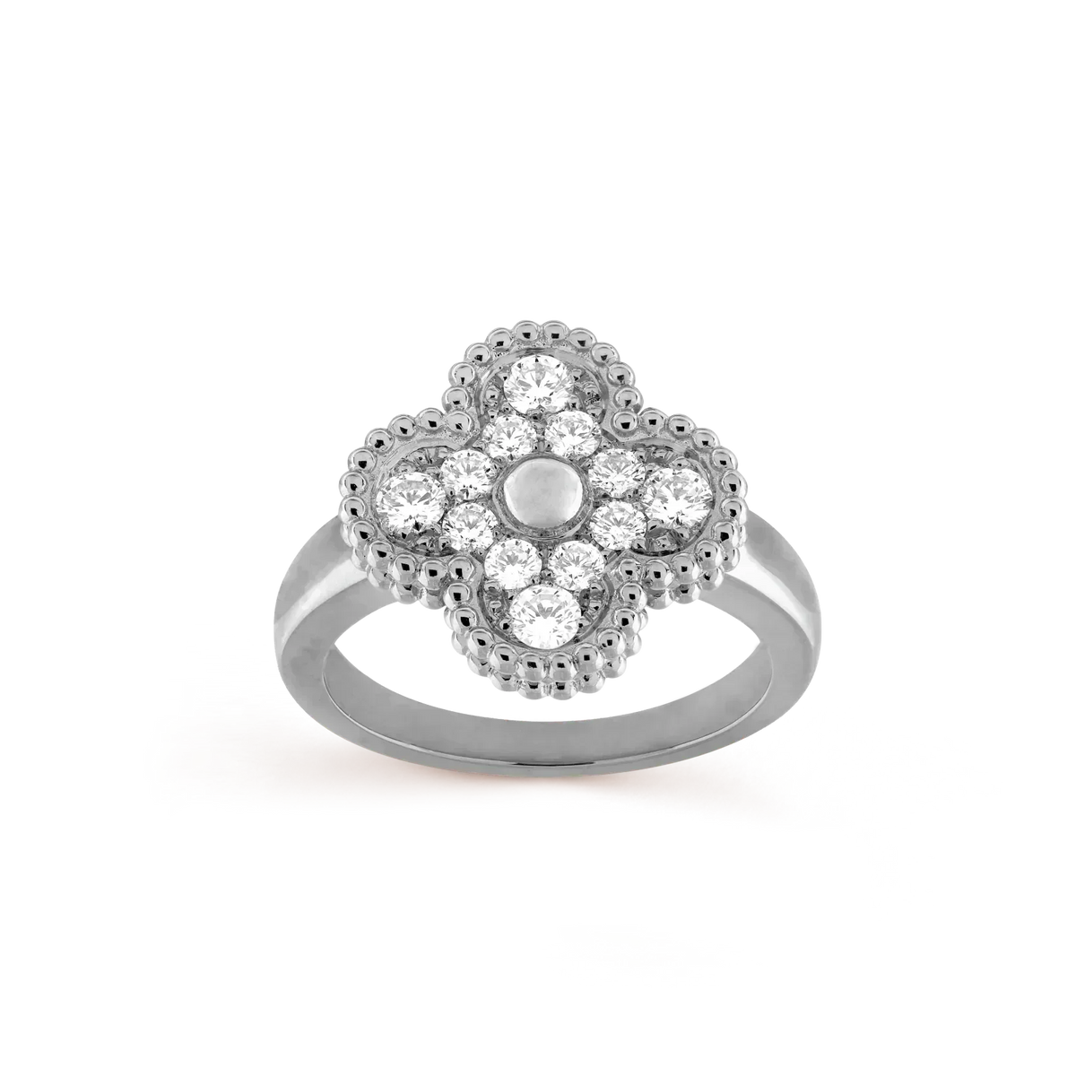 [Zalyn Jewelry ]CLOVER DIAMOND RING