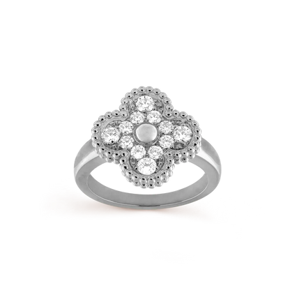 [Zalyn Jewelry ]CLOVER DIAMOND RING