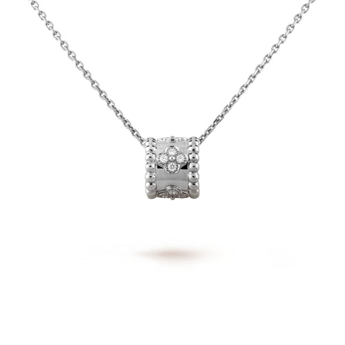 [Zalyn Jewelry ]PERLEE PEDANT SIVLER DIAMOND NECKLACE