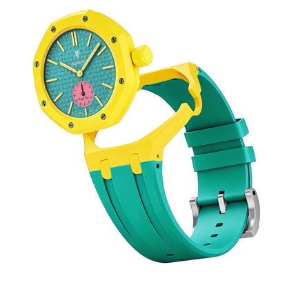 [Zalyn]Royal Oak Pop Exclusive Bioceramic Case & Silicone Strap Mix Color