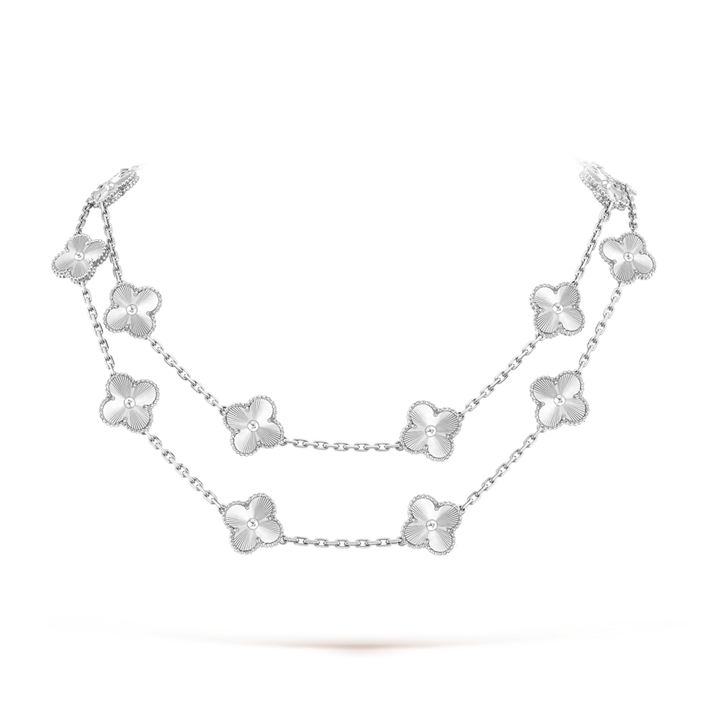 [Zalyn Jewelry ]CLOVER 20 MOTIFS  LASER SILVER