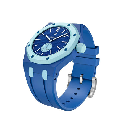[Zalyn]Royal Oak Pop Exclusive Bioceramic Case & Silicone Strap Mix Color