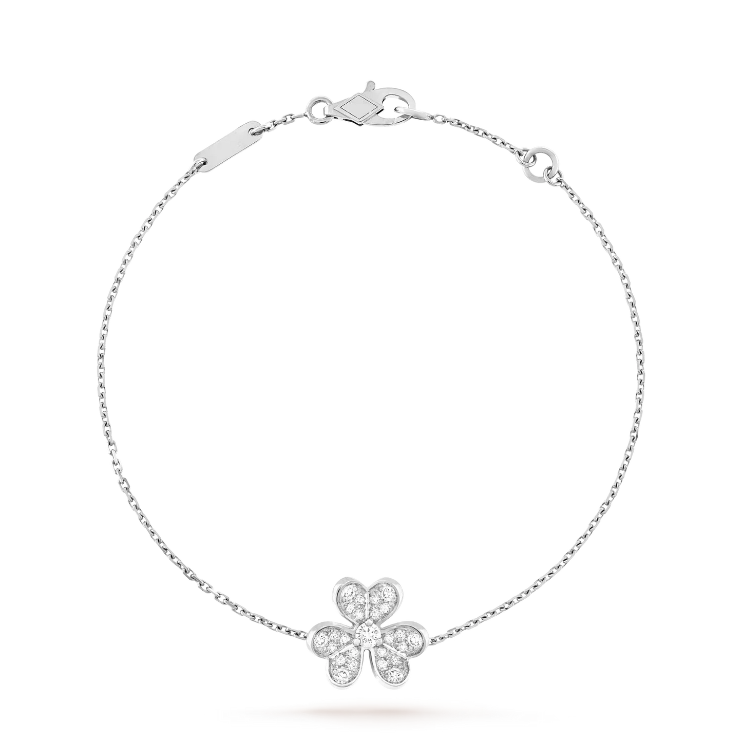 [Zalyn]LUMINOUS BLOSSOM SINGLE-MOTIF CHARM BRACELET