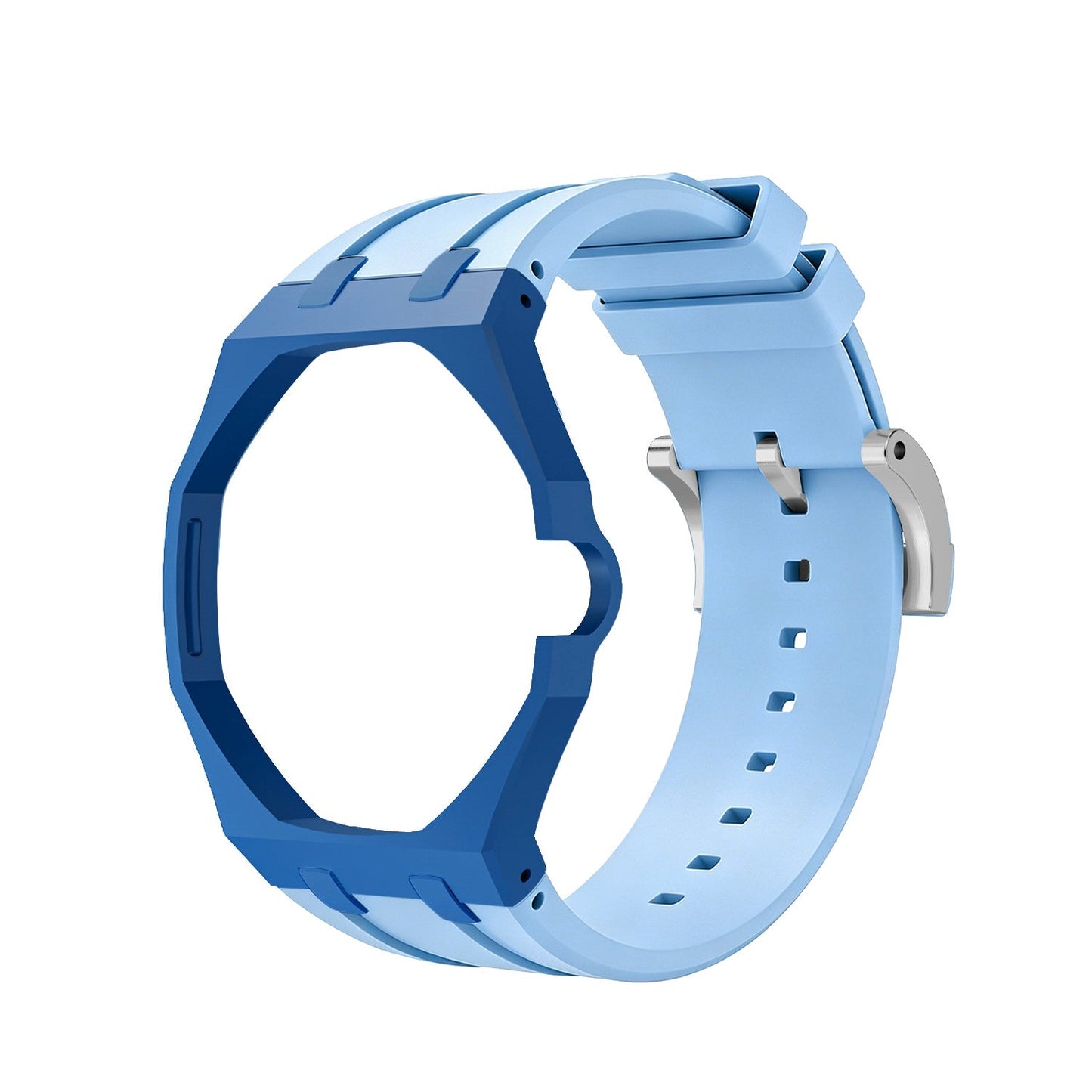 [Zalyn]Royal Oak Pop Exclusive Bioceramic Case & Silicone Strap Mix Color