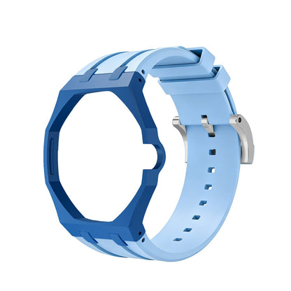[Zalyn]Royal Oak Pop Exclusive Bioceramic Case & Silicone Strap Mix Color