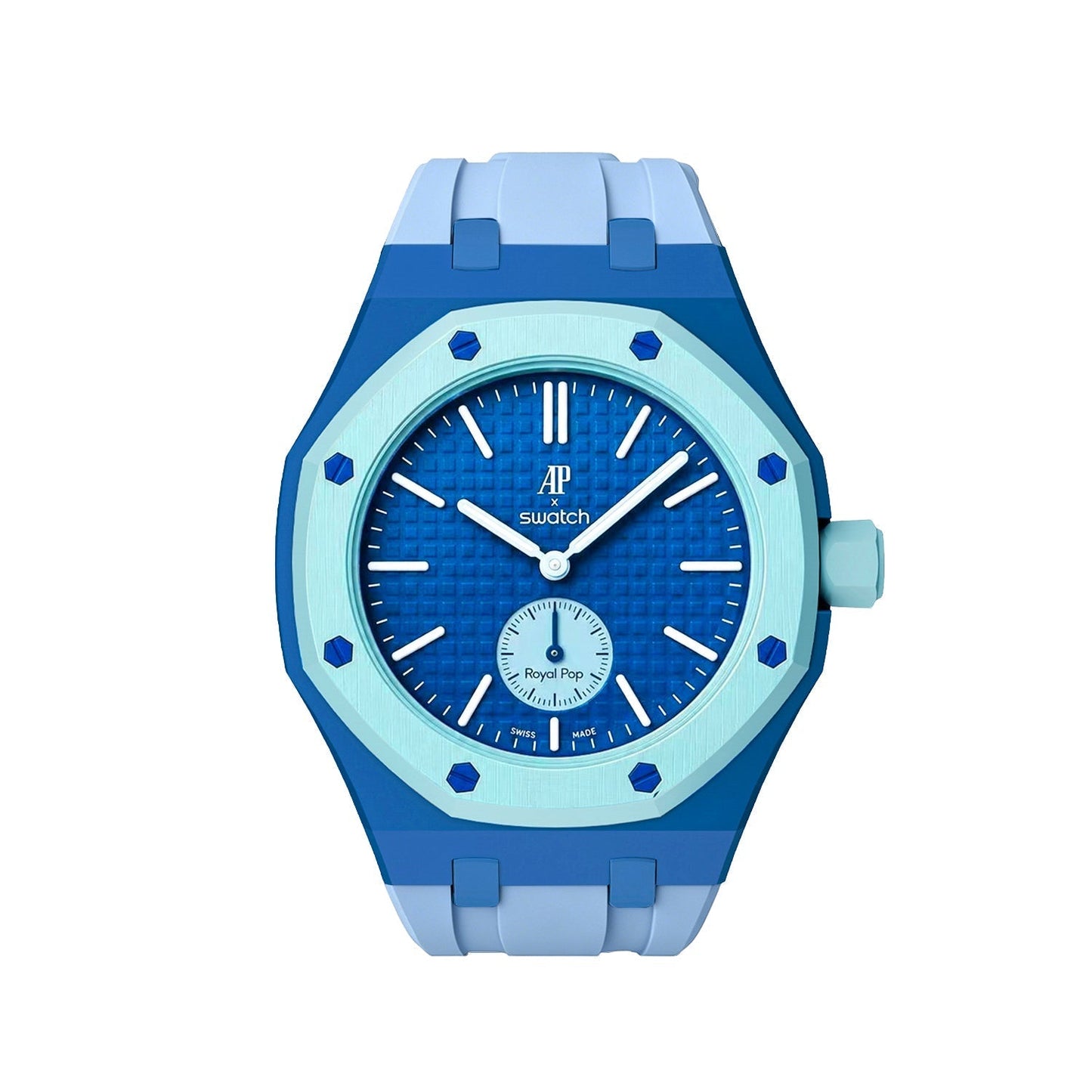 [Zalyn]Royal Oak Pop Exclusive Bioceramic Case & Silicone Strap Mix Color