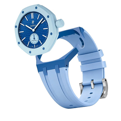 [Zalyn]Royal Oak Pop Exclusive Bioceramic Case & Silicone Strap Mix Color