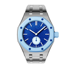 Oak Pop Exclusive Silver Steel Strap