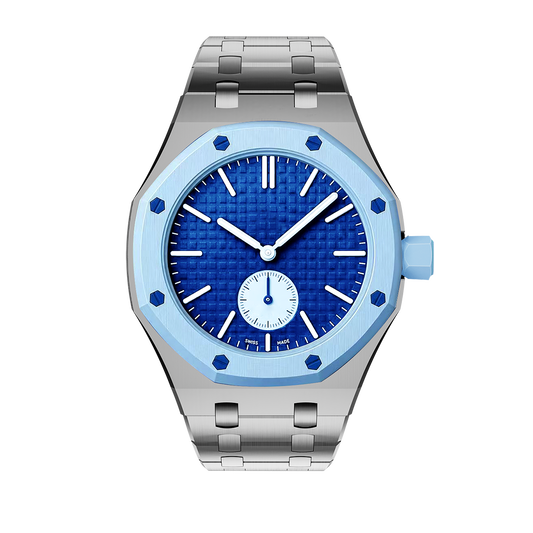 [Zalyn]OAK POP EXCLUSIVE SILVER STEEL STRAP