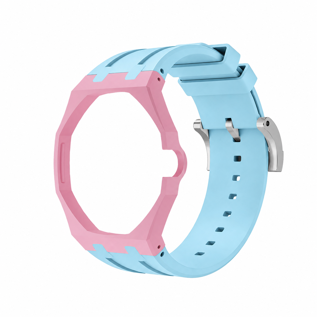 [Zalyn]Royal Oak Pop Exclusive Bioceramic Case & Silicone Strap Mix Color
