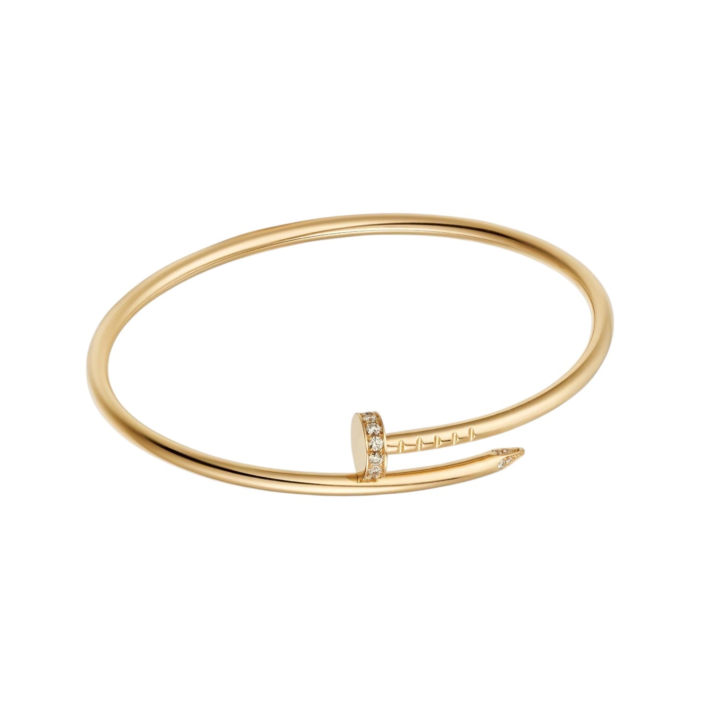 [Zalyn]JUSTE UN CLOU 2.5MM SMALL MODEL DIAMOND BANGLE