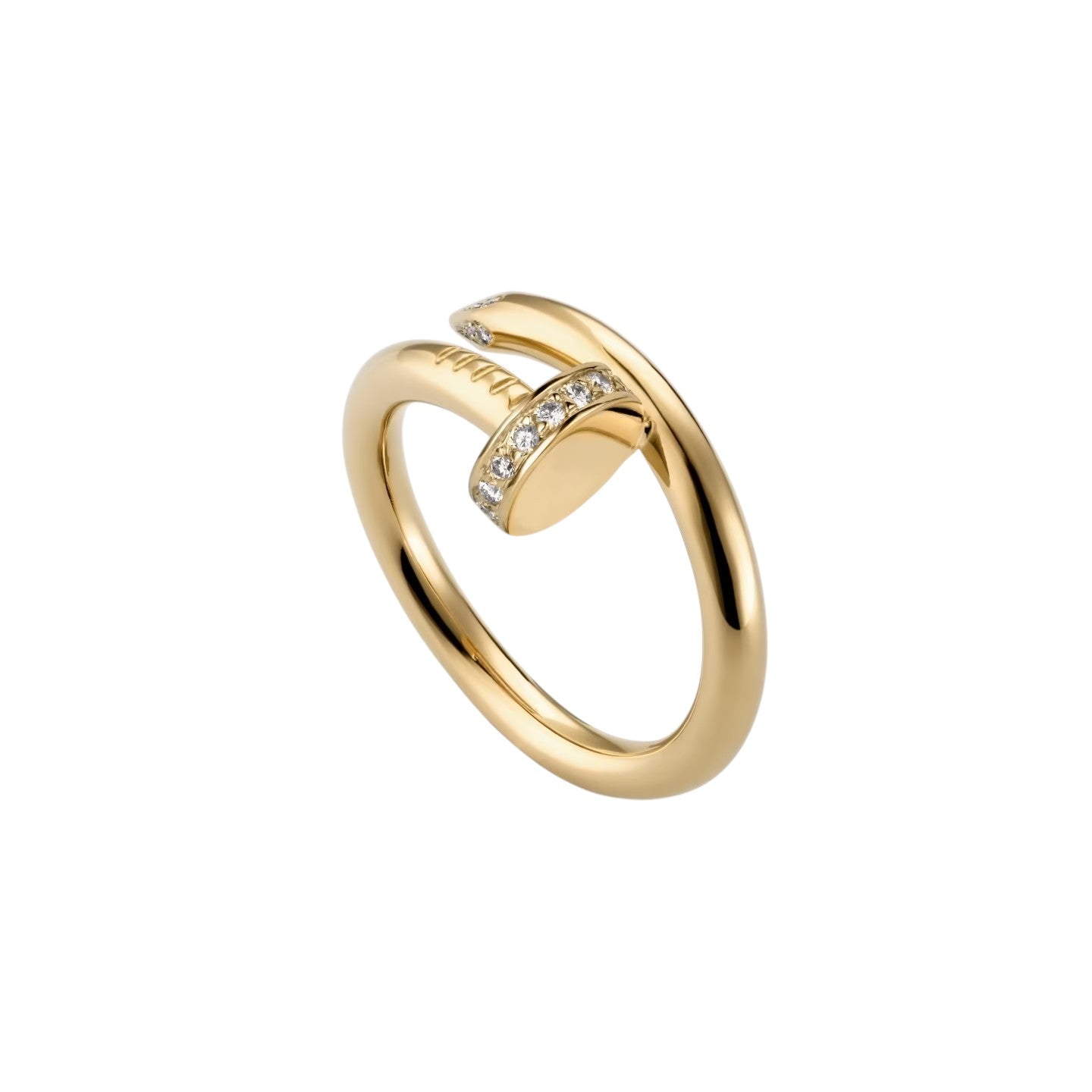 [Zalyn]CLOU 2.6MM DIAMOND RING