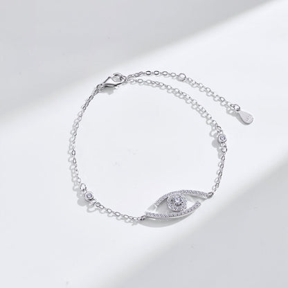 [Zalyn]LUCKY EYE PAVÉ-SET DIAMOND BRACELET