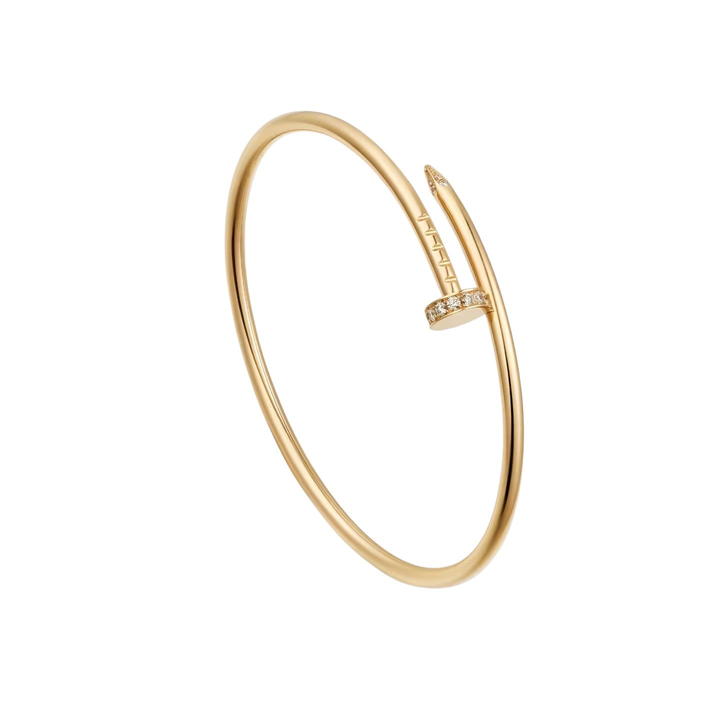 [Zalyn]JUSTE UN CLOU 2.5MM SMALL MODEL DIAMOND BANGLE