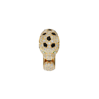 [Zalyn]PANTHÈRE DE DIAMOND HALF-PAVÉ MEDIUM RING