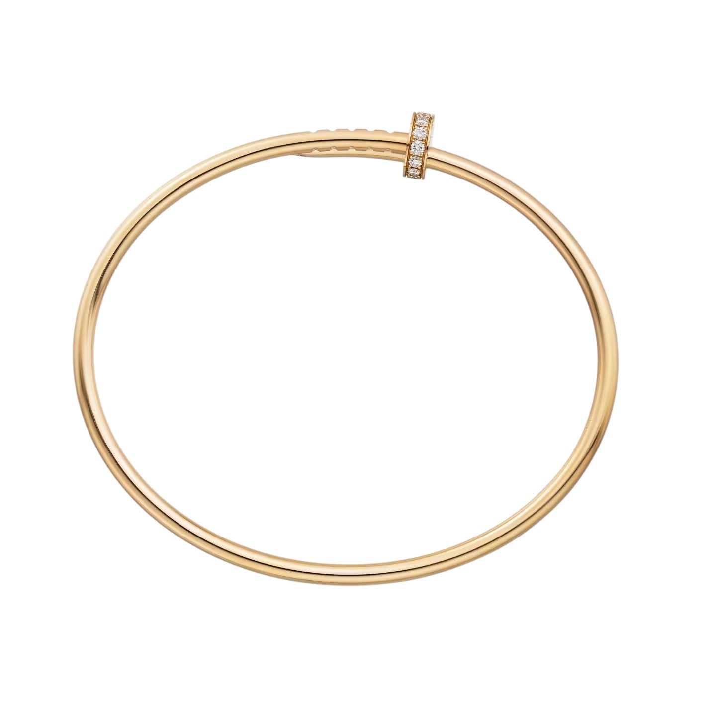 [Zalyn]JUSTE UN CLOU 2.5MM SMALL MODEL DIAMOND BANGLE