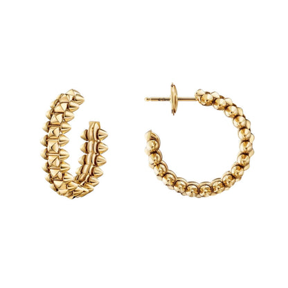 [Zalyn]CLASH DE 6.4MM HOOP SMALL MODEL EARRINGS