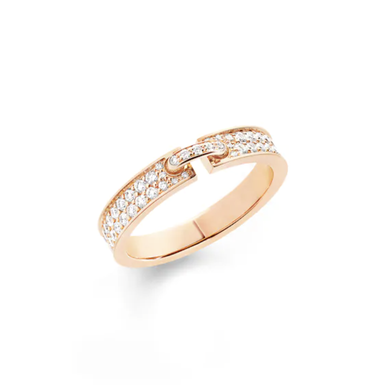 [Zalyn]ALLIANCE LIENS VIDENCE PAVED DIAMOND 4MM RING