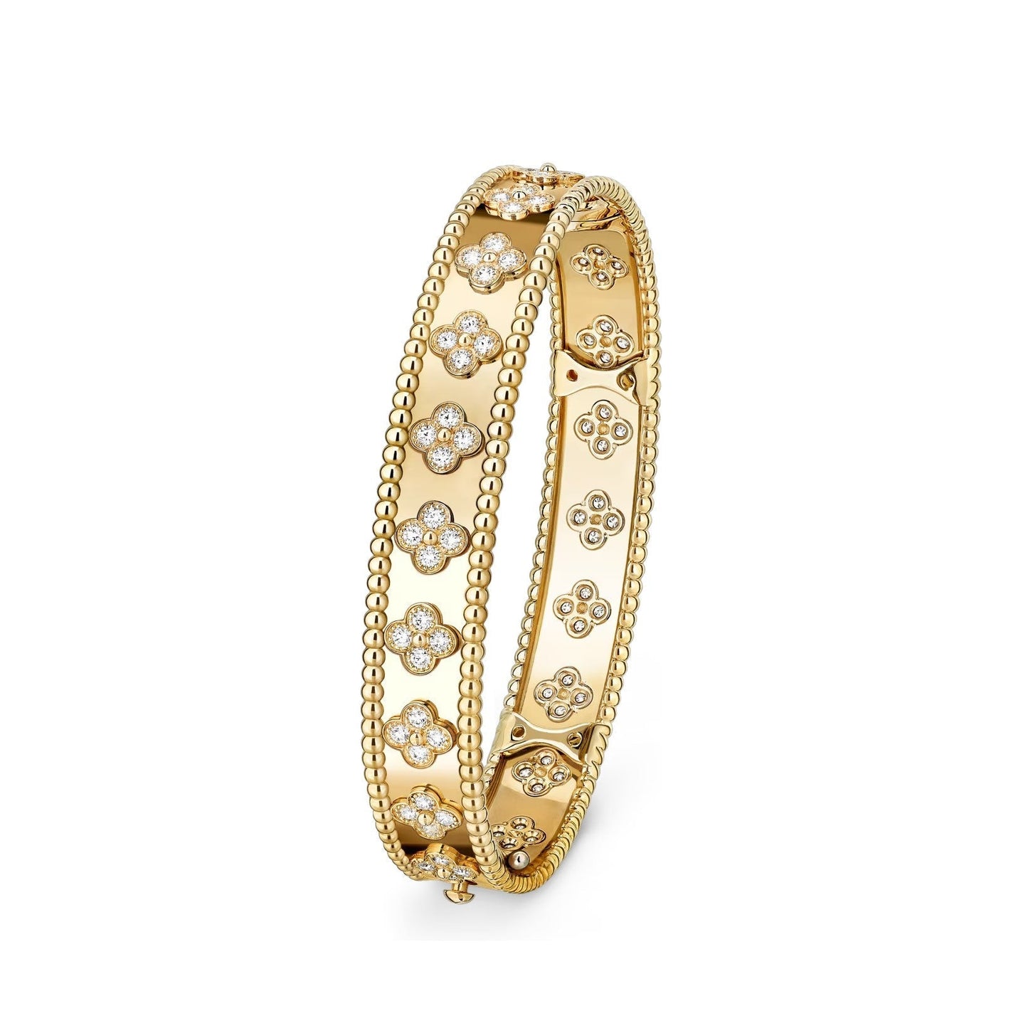 [Zalyn]KALEIDOSCOPE RADIANCE WIDE BANGLE BRACELET
