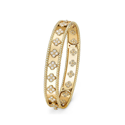 [Zalyn]KALEIDOSCOPE RADIANCE WIDE BANGLE BRACELET
