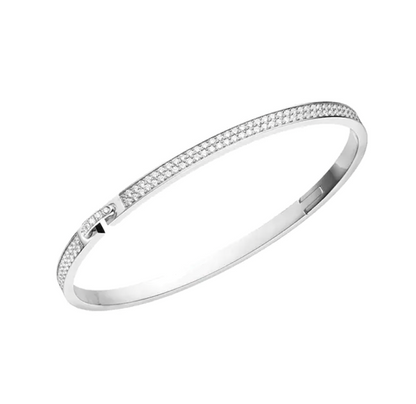 [Zalyn]LIENS VIDENCE DIAMOND PAVED BRACELET