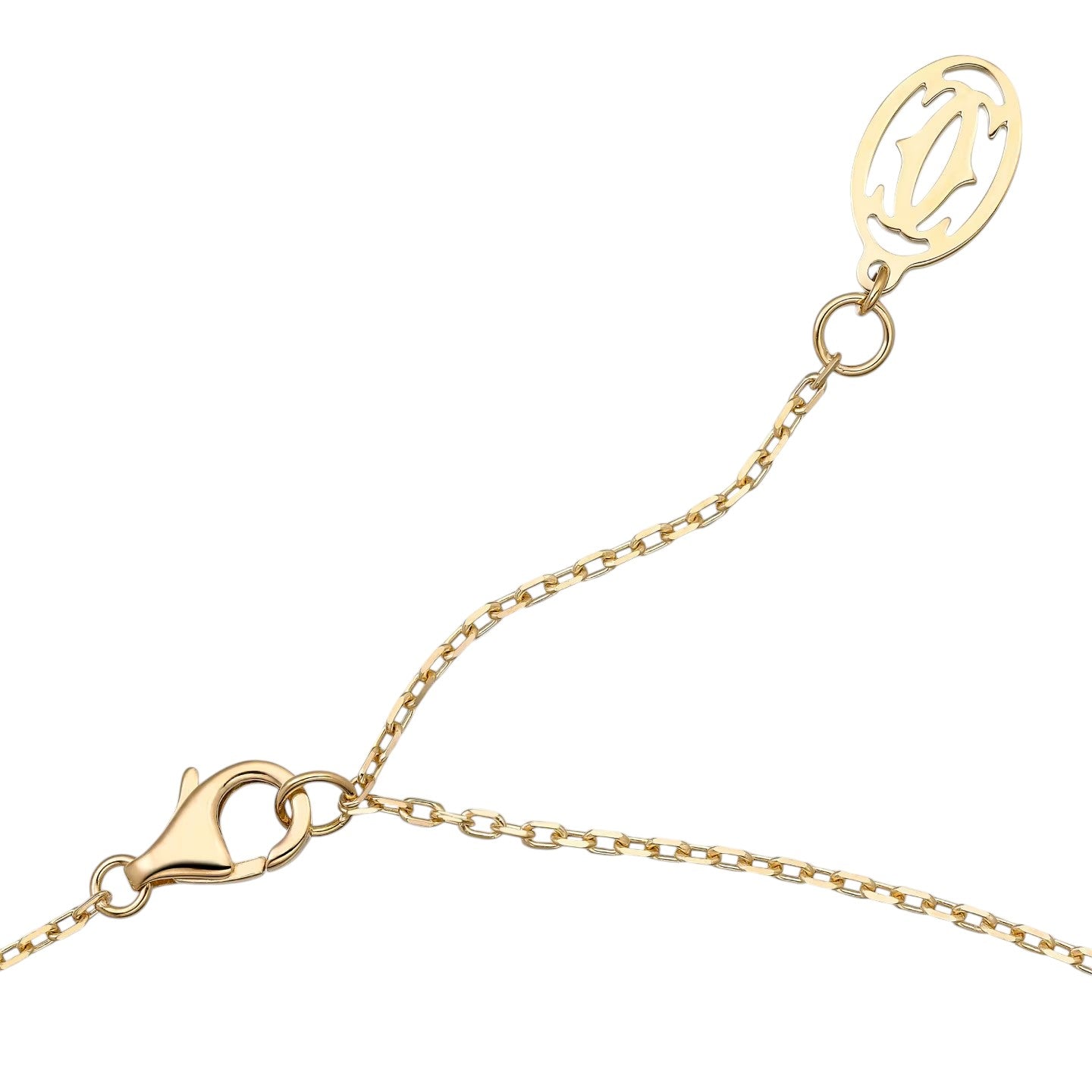 [Zalyn]LOVE SCREW PENDANT SINGLE DIAMOND NECKLACE