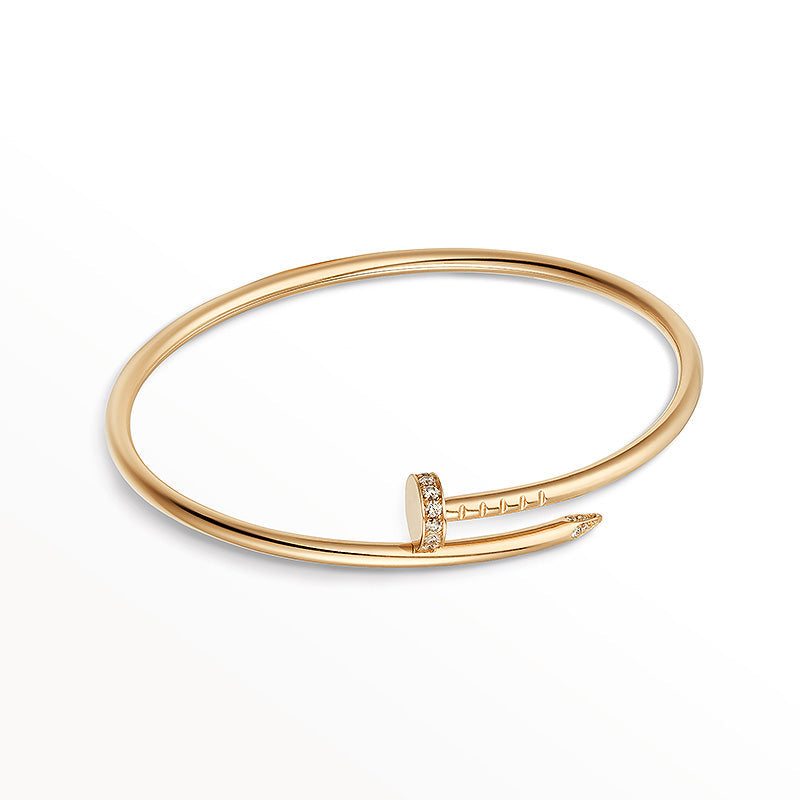 [Zalyn Jewelry ]JUSTE BRACELET 2.5MM DIAMONDS