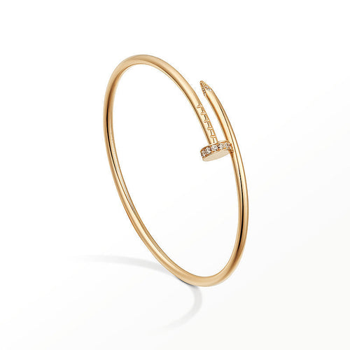 [Zalyn Jewelry ]JUSTE BRACELET 2.5MM DIAMONDS