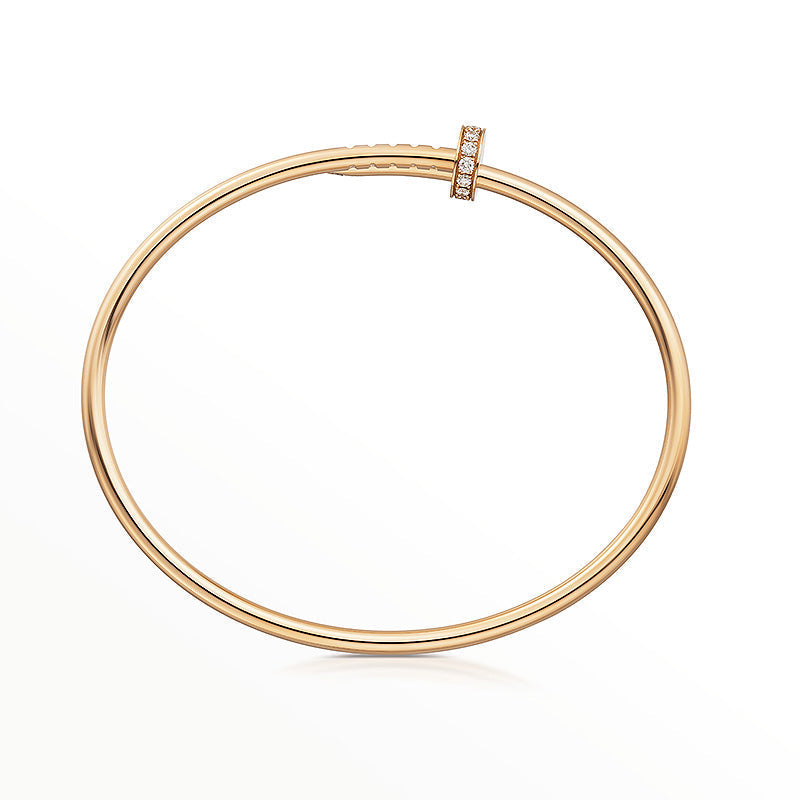 [Zalyn Jewelry ]JUSTE BRACELET 2.5MM DIAMONDS
