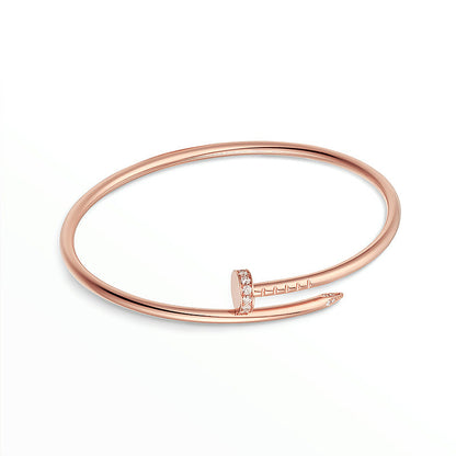 [Zalyn Jewelry ]JUSTE BRACELET 2.5MM DIAMONDS