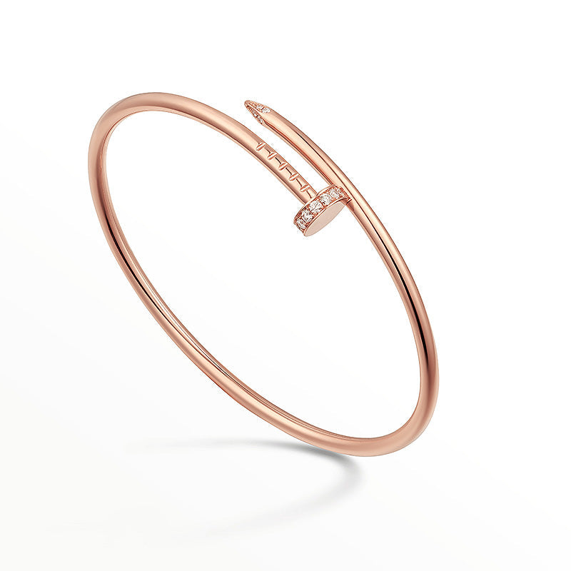 [Zalyn Jewelry ]JUSTE BRACELET 2.5MM DIAMONDS