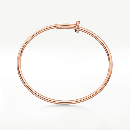 [Zalyn Jewelry ]JUSTE BRACELET 2.5MM DIAMONDS
