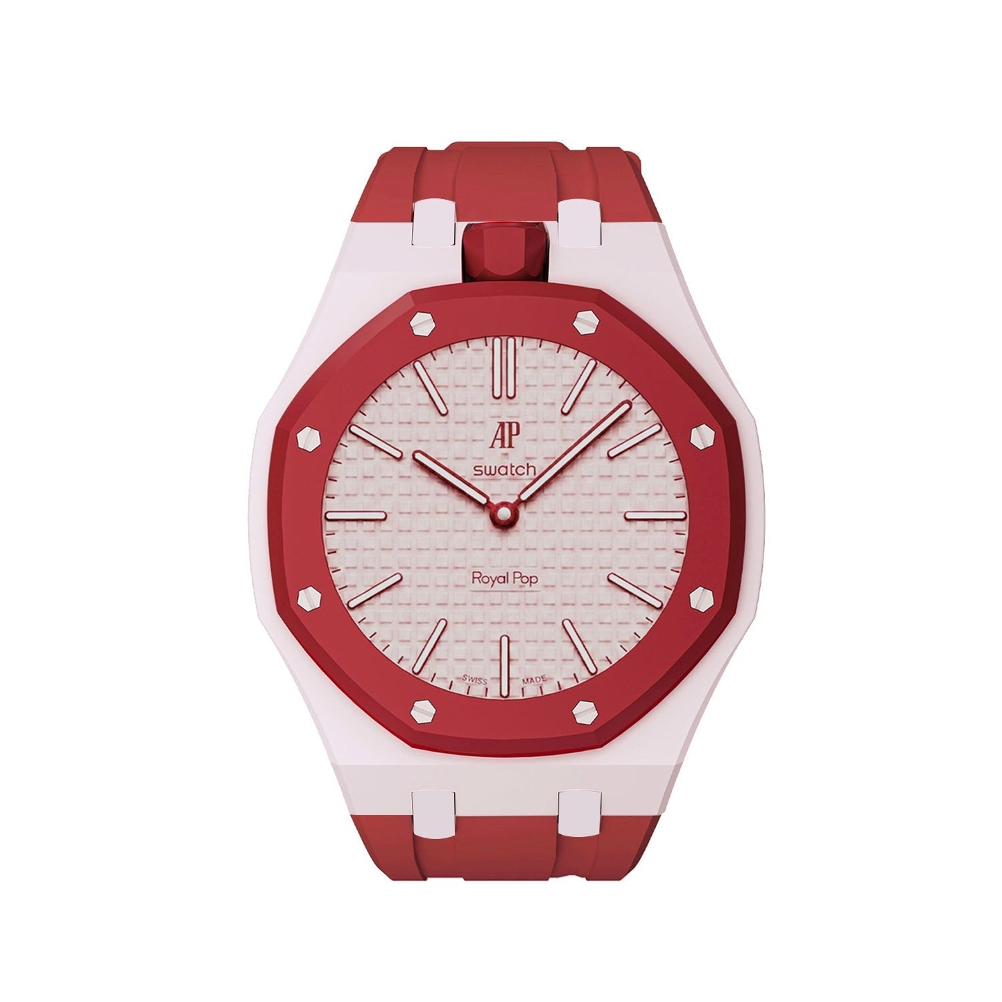 [Zalyn]Royal Oak Pop Exclusive Bioceramic Case & Silicone Strap Mix Color