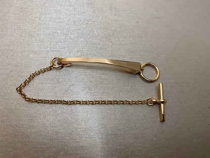 [Zalyn Jewelry]CLOU DE FORGE BRACELET WITH SQUARE CONE STUDS