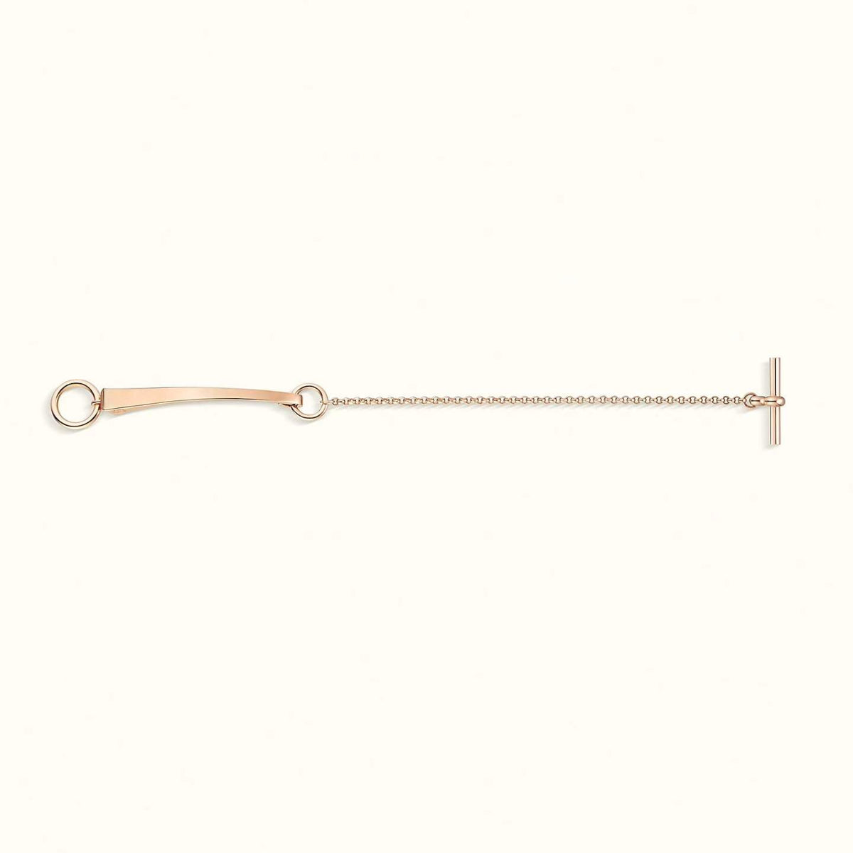[Zalyn Jewelry]CLOU DE FORGE BRACELET WITH SQUARE CONE STUDS