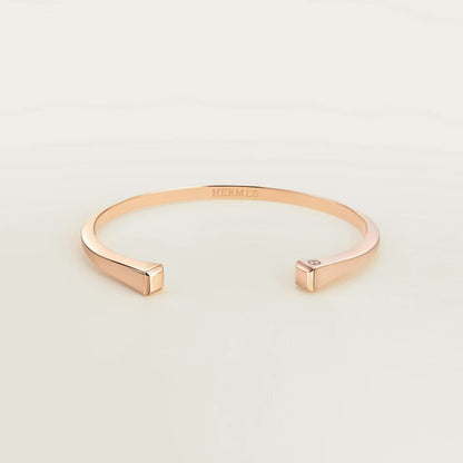 [Zalyn Jewelry]CLOU DE FORGE SQUARE CONE STUDS OPEN CUFF ONE SIZE