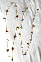[Zalyn Jewelry ]LUCKY SPRING GOLD  MOTIFS  NECKLACE