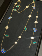 [Zalyn Jewelry ]LUCKY SPRING GOLD  MOTIFS  NECKLACE
