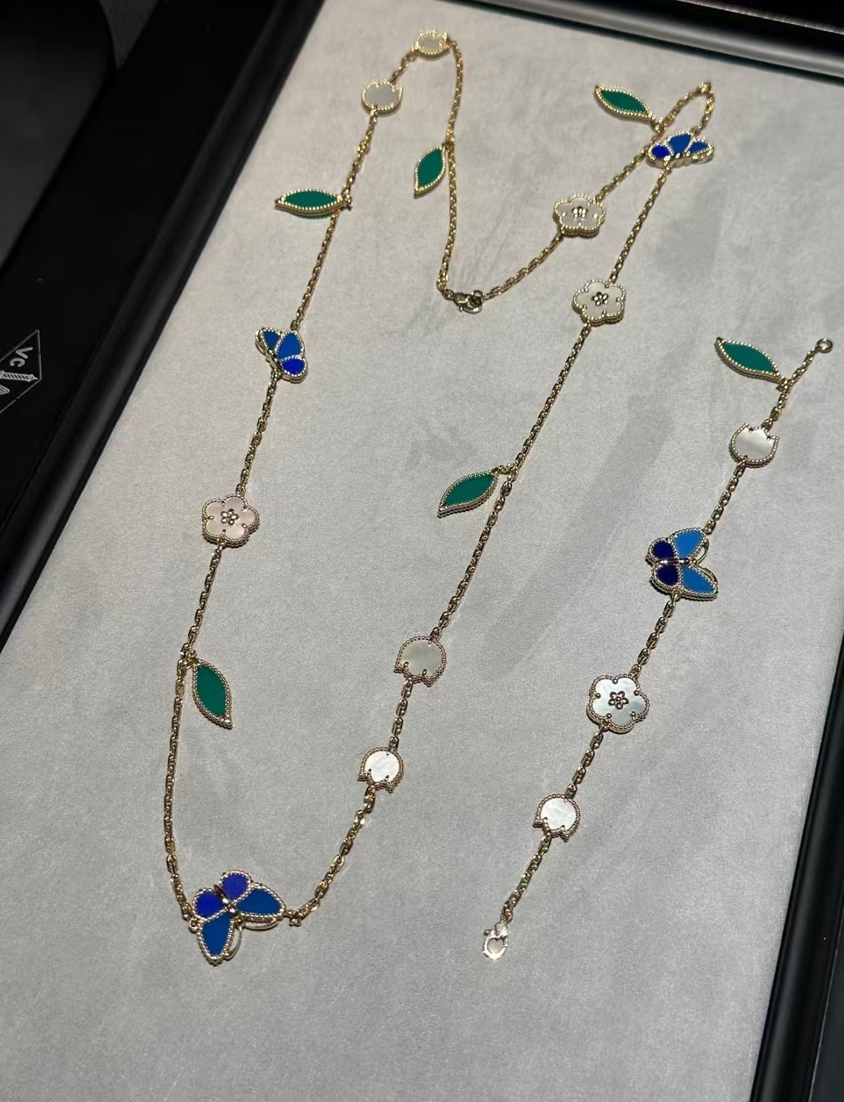 [Zalyn Jewelry ]LUCKY SPRING GOLD  MOTIFS  NECKLACE