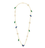 [Zalyn Jewelry ]LUCKY SPRING GOLD  MOTIFS  NECKLACE