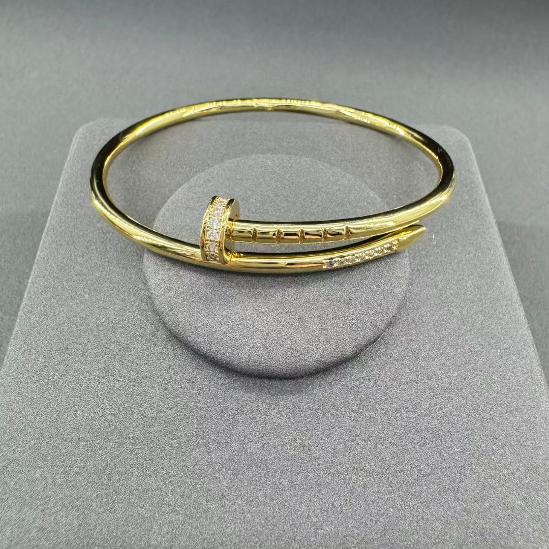 [Zalyn Jewelry]JUSTE BRACELET 2.5MM DIAMONDS NEW
