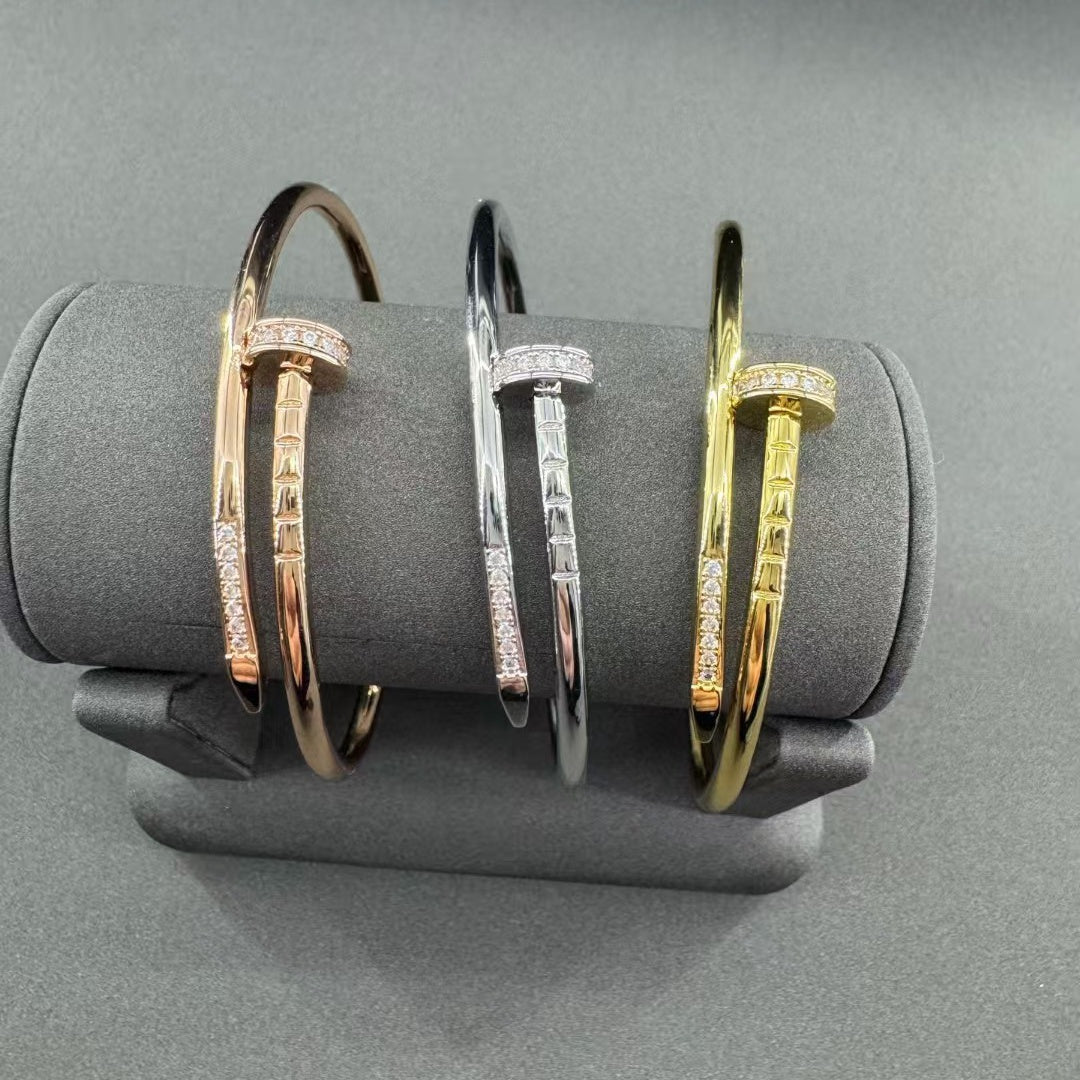 [Zalyn Jewelry]JUSTE BRACELET 2.5MM DIAMONDS NEW