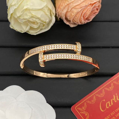 [Zalyn Jewelry]NEW ROSE GOLD 6.1MM BRACELET