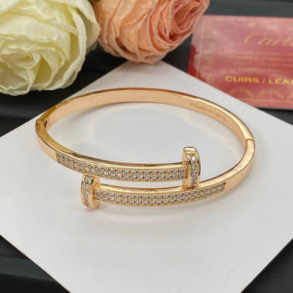 [Zalyn Jewelry]NEW ROSE GOLD 6.1MM BRACELET