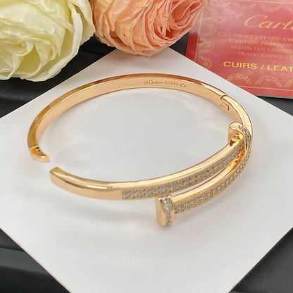 [Zalyn Jewelry]NEW ROSE GOLD 6.1MM BRACELET